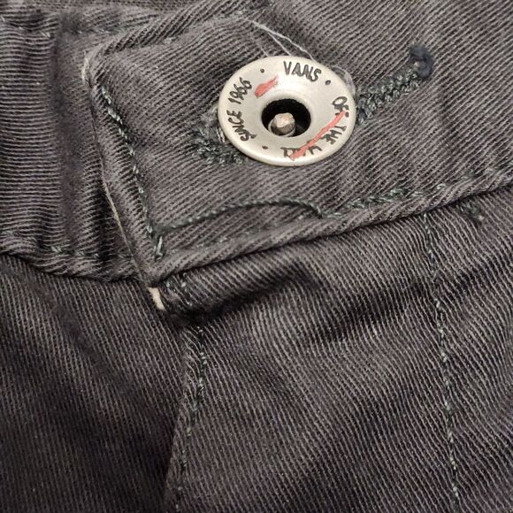 Vans Y2K Jeans Men's 31x 31 Gray Pants x Cathy Van Engel Straight Skater 90's - Picture 6 of 11